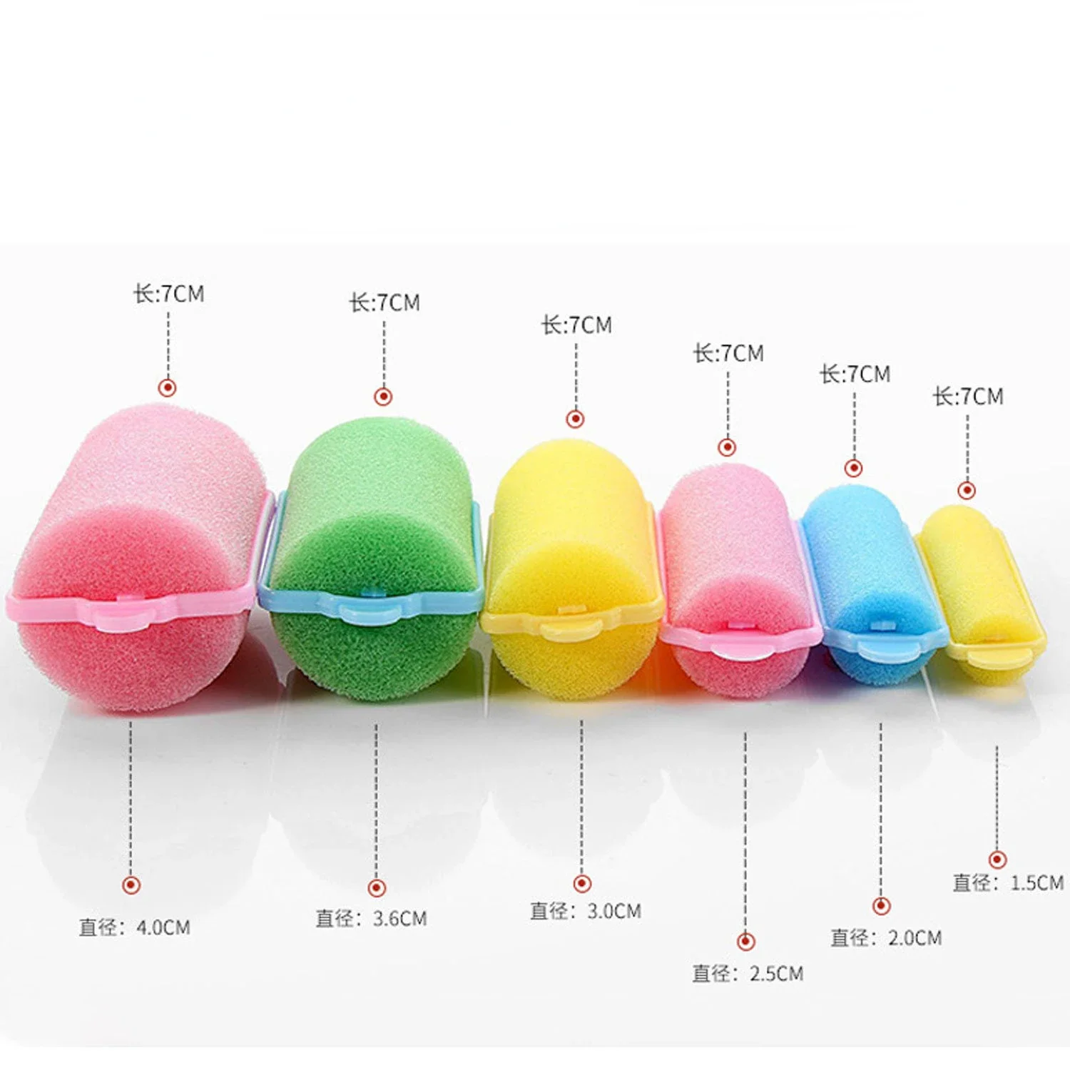 Magic Sponge Foam Hair Rollers Styling Women Not Hurt Hair Heatless Curlers Cushion Salon DIY Barber Curler Tool 6-14pcs hair styling tool hair curling tools