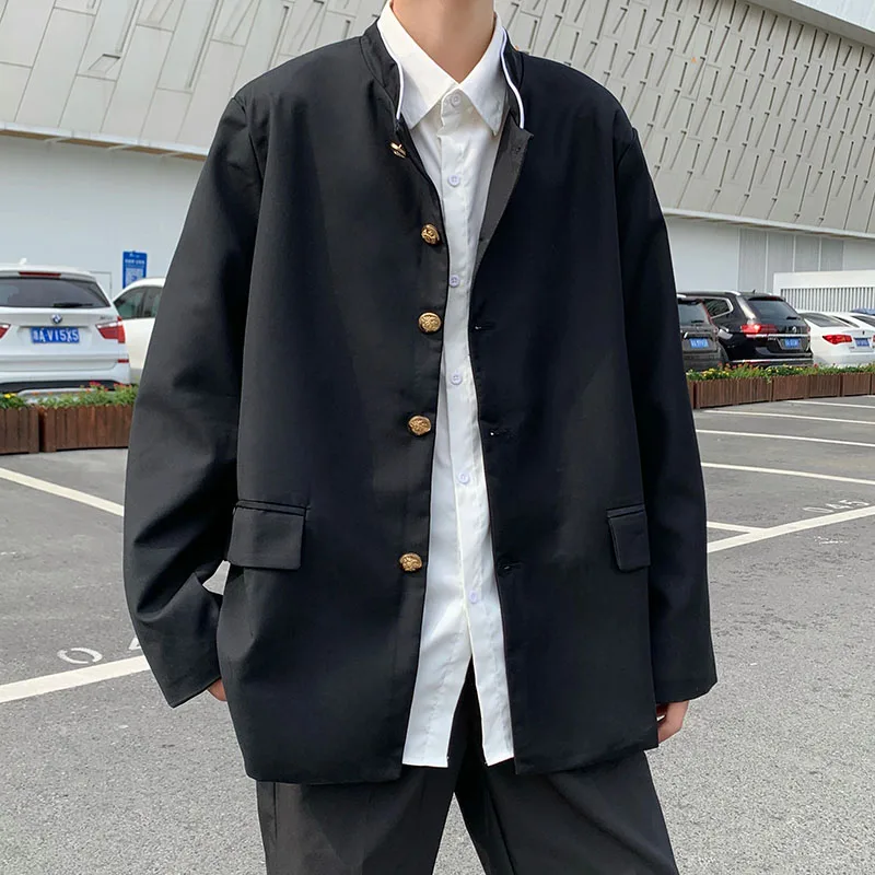 Men's Fall Casual Jacket Small Suit Japanese DK Uniform Student Coat Gakuran Children's Wear