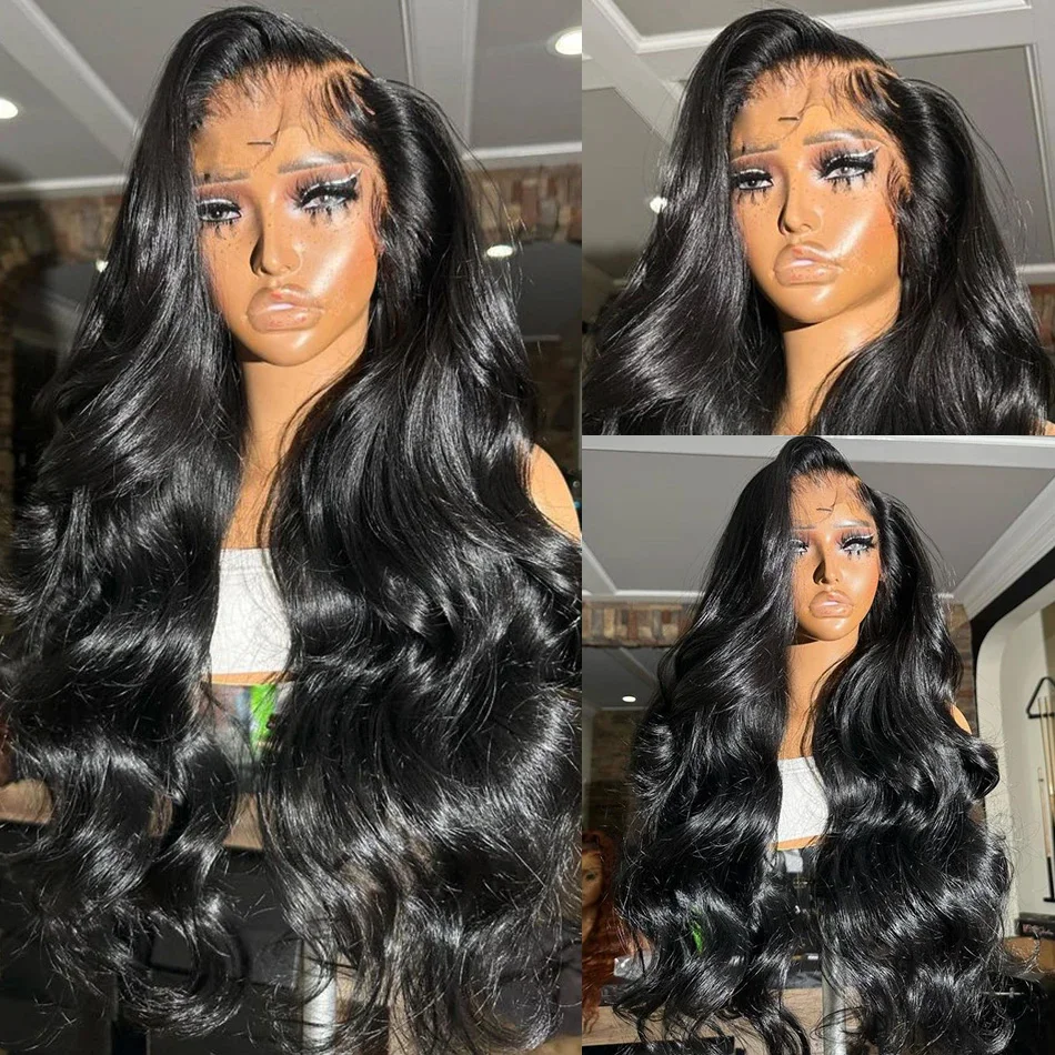 Human Hair Lace Front Wigs 30 40 Inch 250 Density 13x6 13x4 for Women