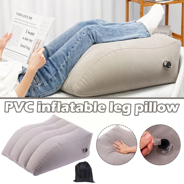 Wedge Pillow Knee Cushion Foot Pillow Elevation Leg Pillows Portable For  Travel Camping Sleeping PVC Inflatable Leg Pillow - AliExpress