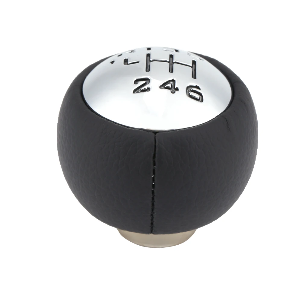 Car 6 Speed Gear Shift Lever Knob Head For Peugeot 307 308 3008 407 5008 807 Citroen C3 C4 C8