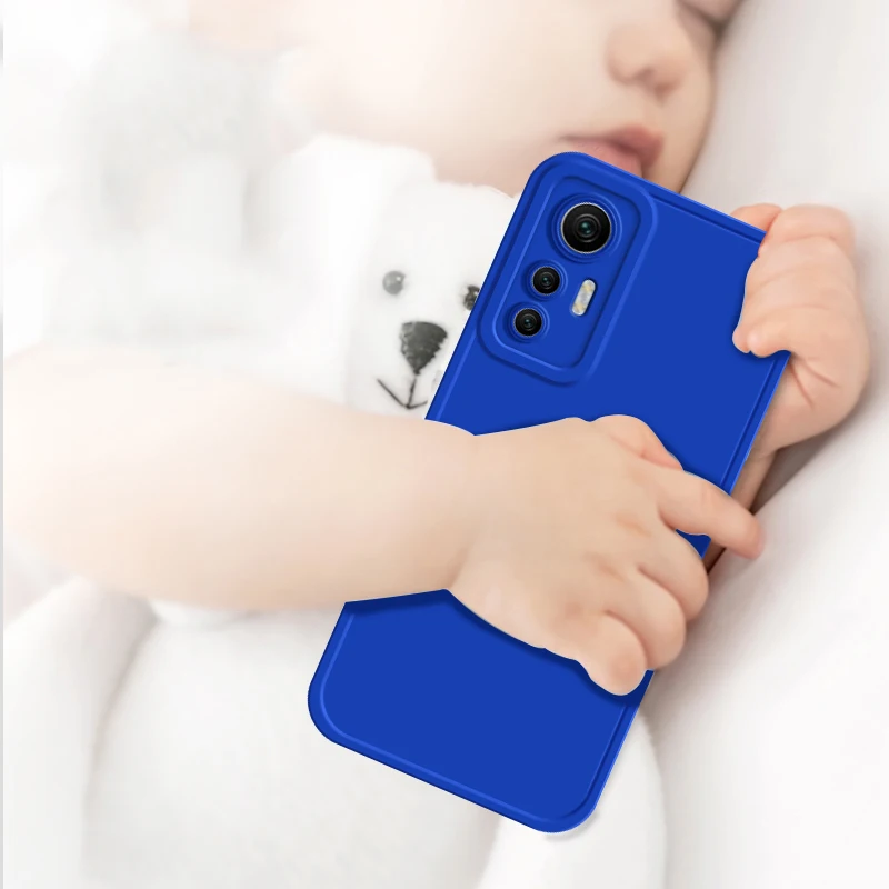 Coque de téléphone carrée mate Candy pour Xiaomi Mi 11 Lite 5G NE Coque en silicone So pour Xiaomi 12 Pro 12X Mi 11T 10T Pro 11 Lite_voghion.com