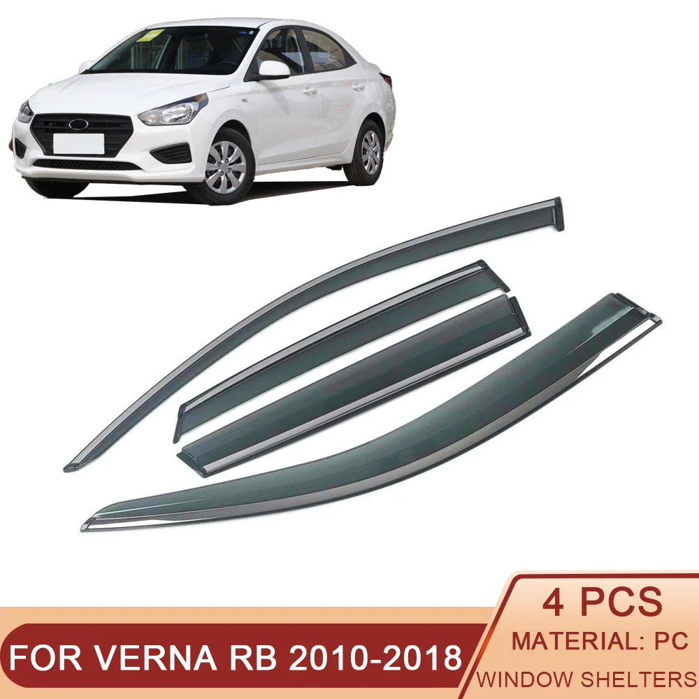 Для HYUNDAI Verna i25 Accent Solaris Grand Avega RB Sedan 2010-2018 автомобильное окно Защита от солнца дождя