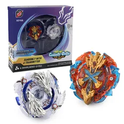 Gyro rafale classique XD168 7A 48 66, ensemble 2 en 1 équipé de disques de compétition, règle de traction bidirectionnelle, lanceur de jouets pour enfants 
