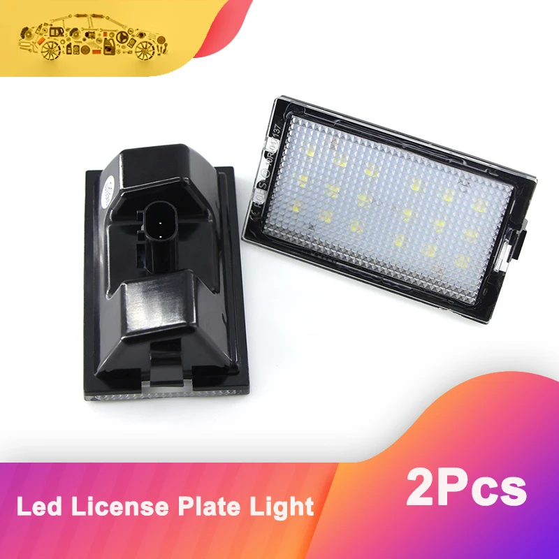 

2x For Land Rover Discovery Freelander Range Rover Sport LED Number License Plate Lights Lamps LR2 LR3 LR4 L319 L320 L359