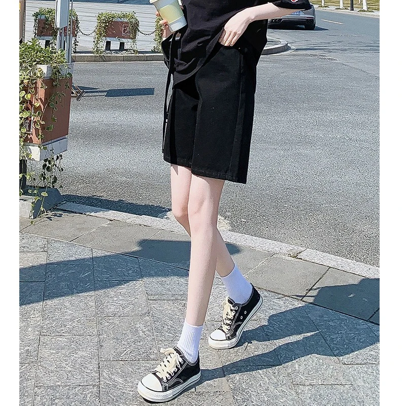 Pure black - elastic waistband. add to cart & favorite to get a free comb!