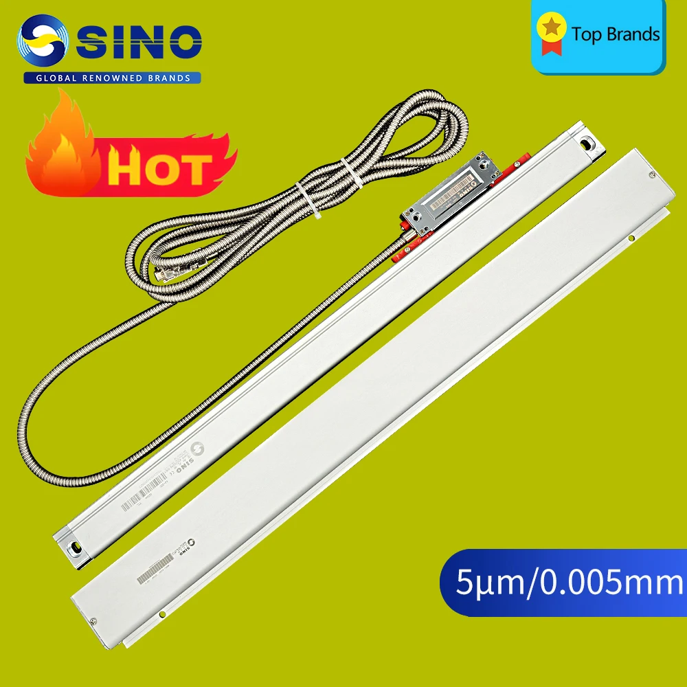 SINO 광학 인코더, 밀링 선반 기계용 선형 유리 체중계, KA300 5um TTL 5V 520 570 620 670 720 770 820 SINO 광학 인코더, 밀링 선반 기계용 선형 유리 체중계, KA300 5um TTL 5V 520 570 620 670 720 770 820