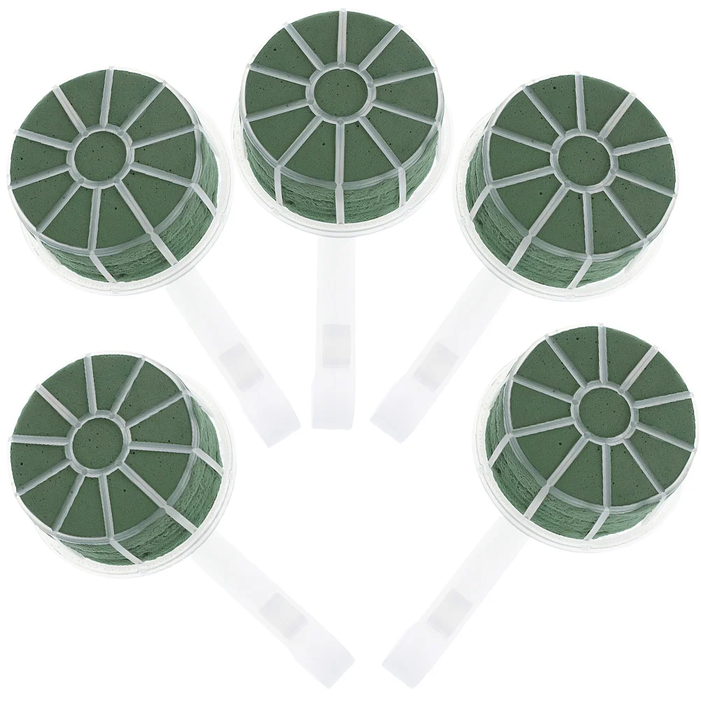 

5 Pcs DIY Bouquet Holders Flower Accessories Plastic Wedding Floral Handle Bride Supplies Arrangement