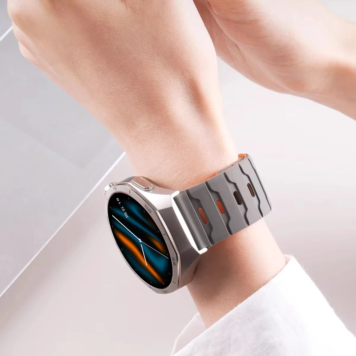 Universal Magnetic Silicone Watch Strap - 20mm/22mm