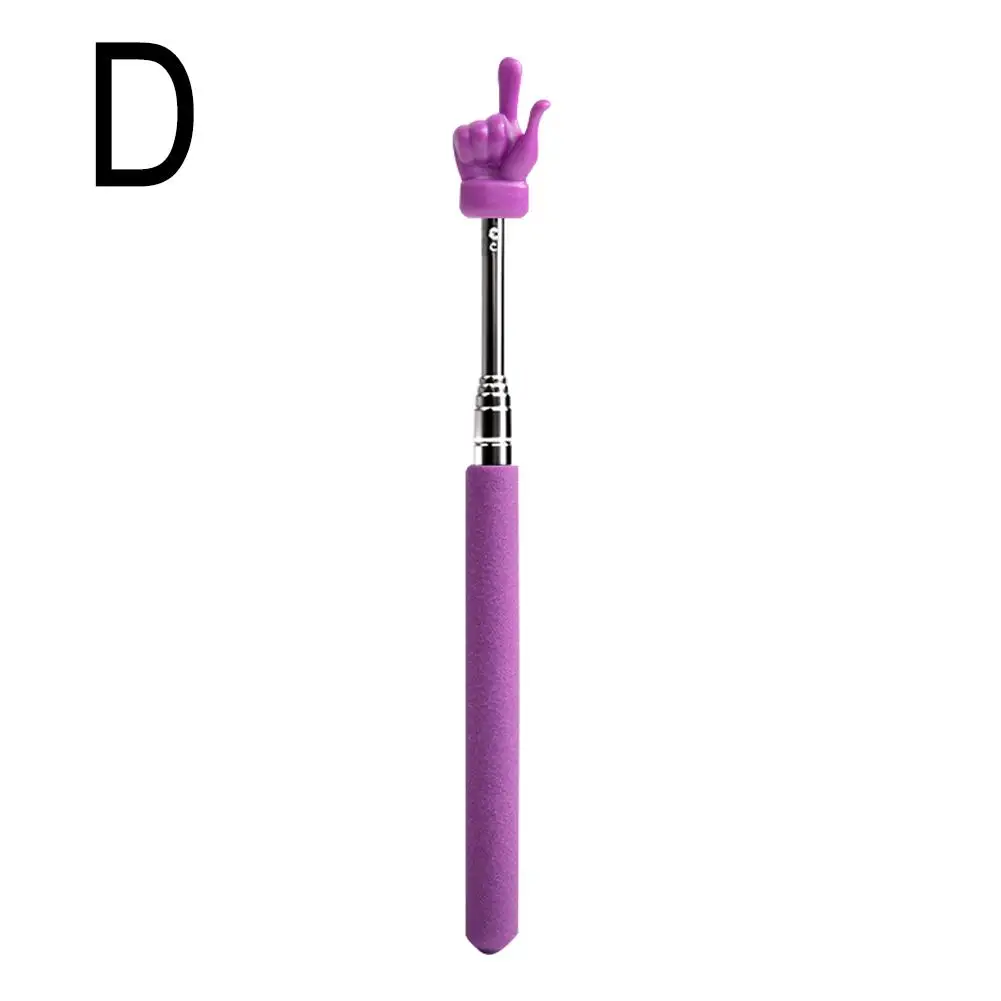 High-quality Material Finger Reading Stick Stainless Steel Telescopic Finger Pointer Stick For Classroom Home School
