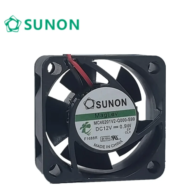 Новый бесшумный охлаждающий вентилятор для sunon MC40201V2-Q000-S99 4020, 12 В, 0,9 Вт, 4 см, 40*40*20 мм