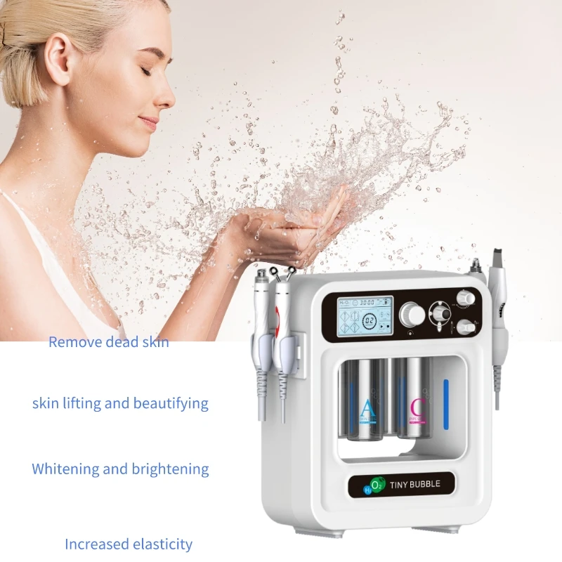 2023 New Four in One Hydraulic Facial Care Machine Deep Cleaning Jet Peeling Machine Facial Lift Machine