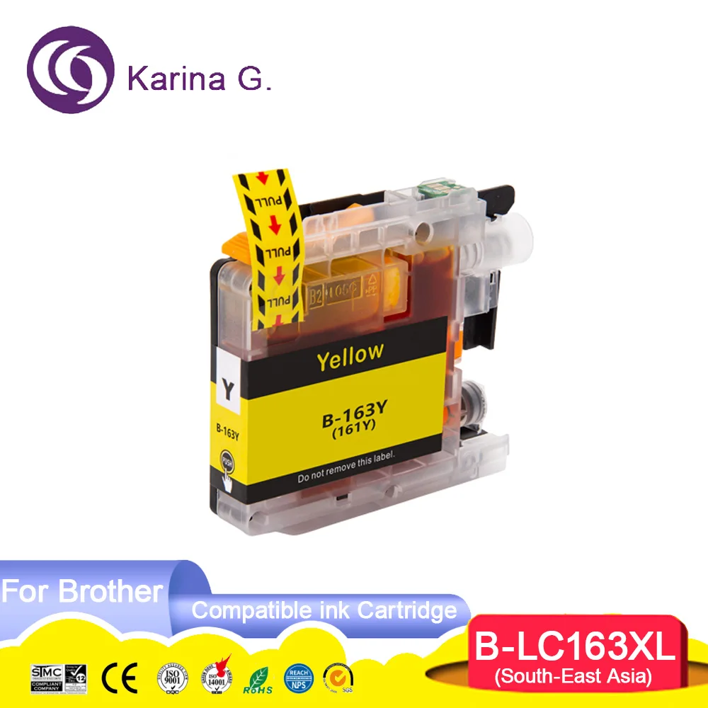 LC161 LC163 Compatible Color Inkjet Ink Cartridge for DCP-J152W/J552DW/J752DW M