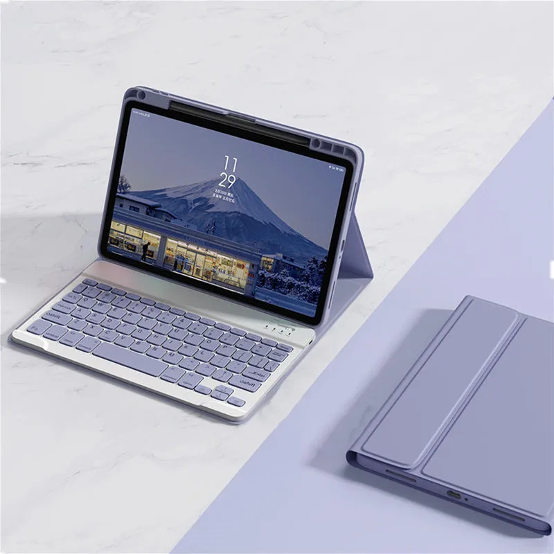 Universal Keyboard Cover with Multi-Language Support and Pencil Holder