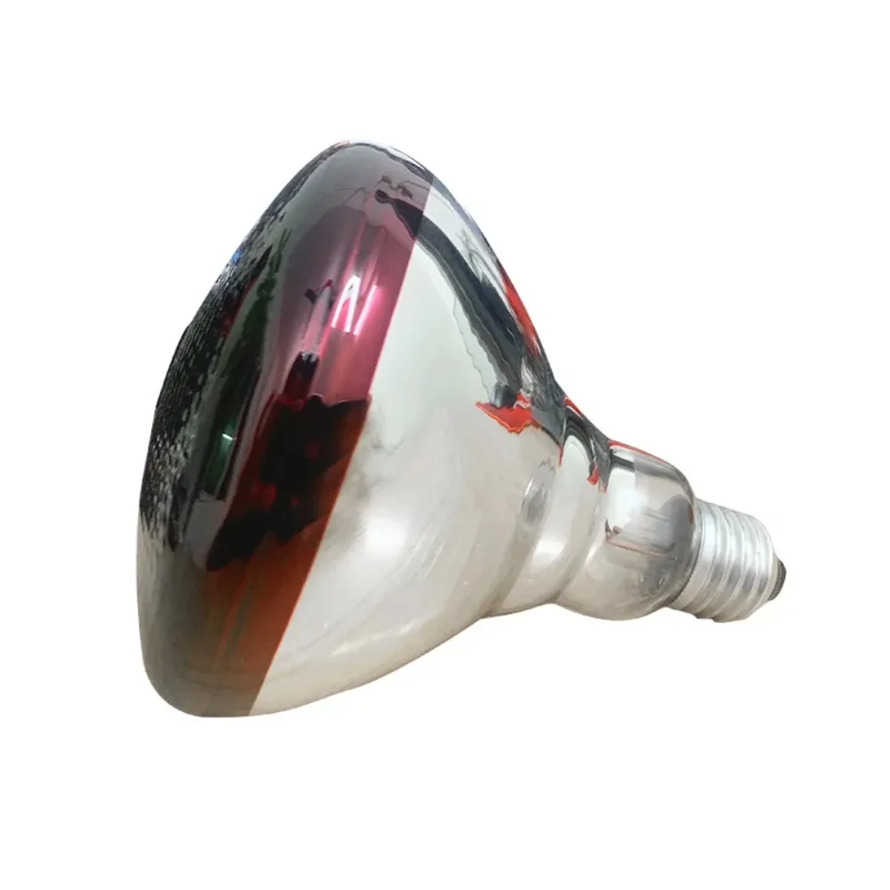 150W Infrared Heat Lamp Bulb ,Reptile Red Night Light Bulb, Far Infrared Red Baking Lamp E27 for Bearded Dragon Lizard Turtle