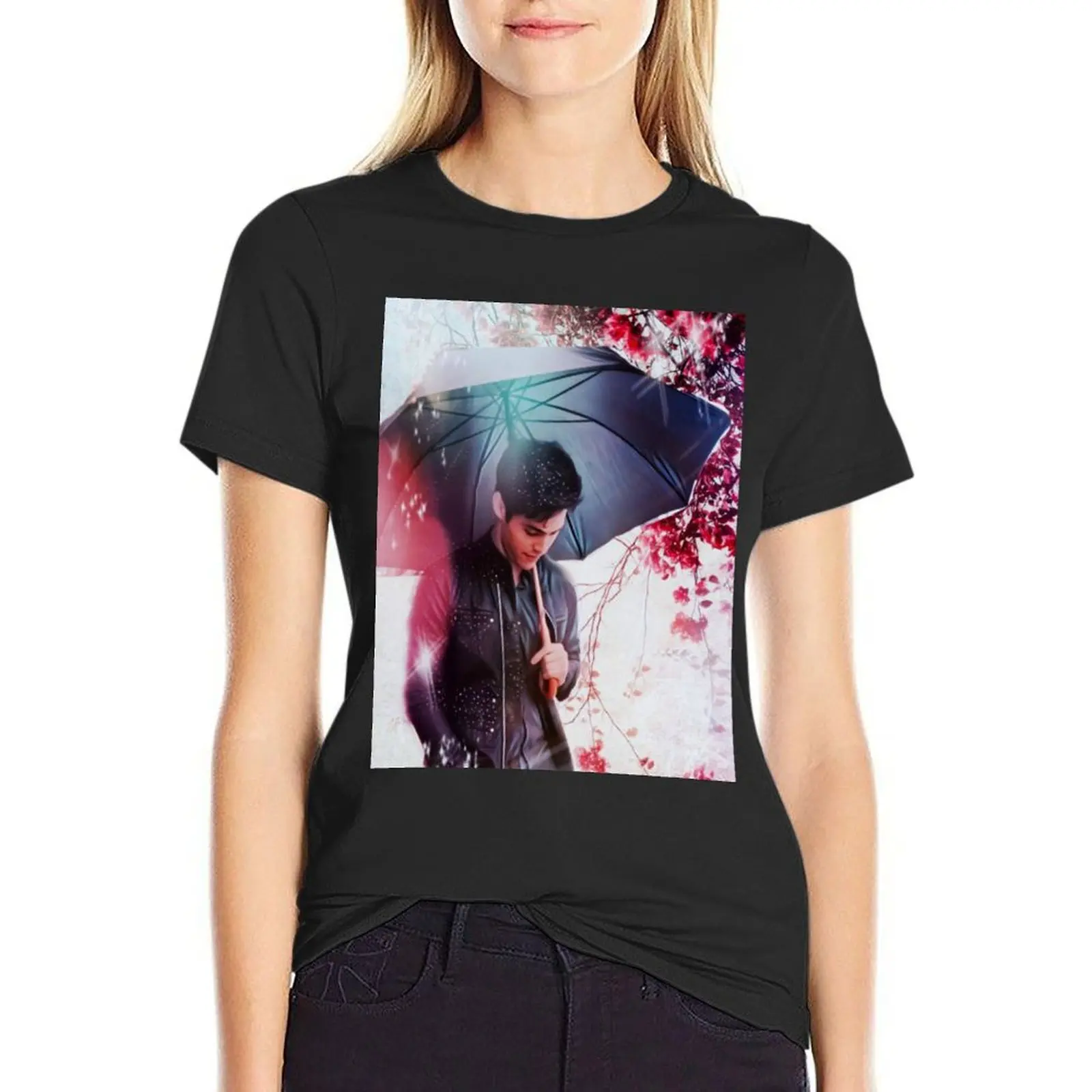 

Matt Daddario umbrella T-Shirt anime clothes lady clothes cute clothes Women's tops