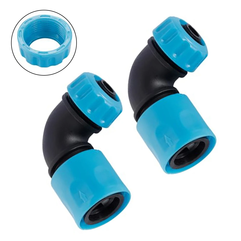 2Pcs Garten Schlauch Joint Ellenbogen Schnell Anschlüsse Sprinkler Für Garten Bewässerung Auto Waschen 1/2 Schlauch Haushalt Garten Bewässerung – Detail 1