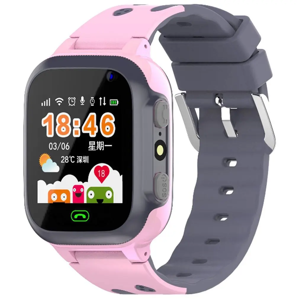 New S1 Children's Smart Watch SOS Phone Watch Anti-lost Smartwatch  Waterproof For IOS/Android Tracker Locator Watch Kids Gift - AliExpress