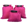3Pcs/Set Carrying Valuable Perishable 30D Ultra-high Quality DuPont Cordura Coated Silicon Nylon Green Waterproof Trekking Bags 6