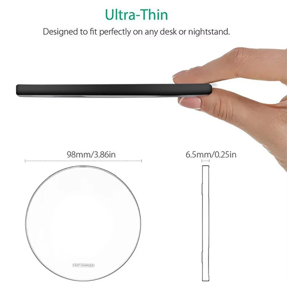 Caricatore Wireless da 30W per iPhone 17 16 15 14 13 12 11 Samsung Xiaomi, Base di Ricarica Rapida a Induzione - immagine 2