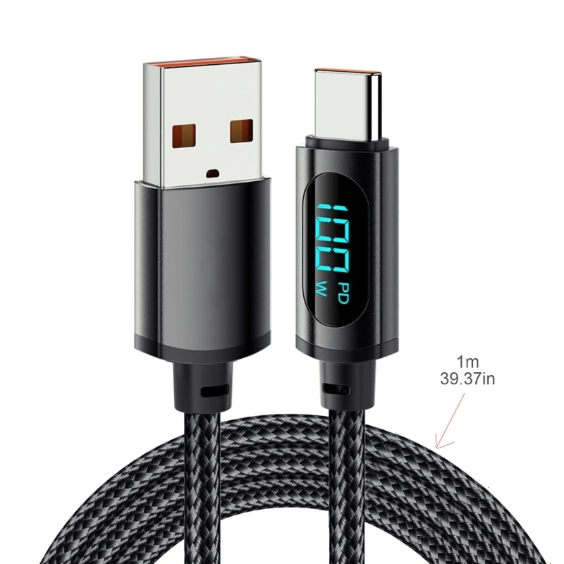 7A USB  C ̺ LED ÷ PD 100W   USB C  ڵ ̾ Ʈ ޴ ȭ -C USB C ̺