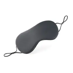 Korean Style Ice Silk Dual - Use Breathable Eye Mask - Adjustable, Light - Blocking Sleep Mask (Black)