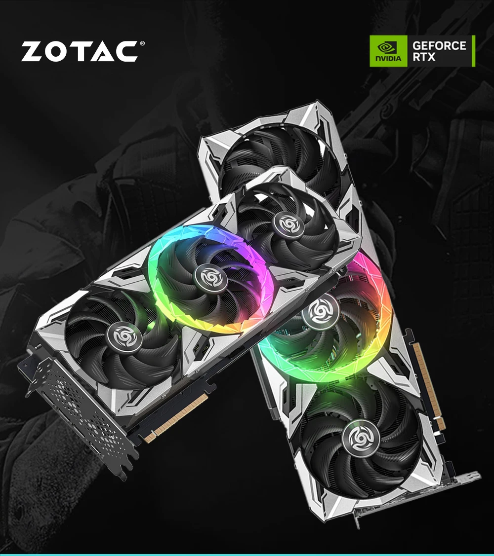 Новая видеокарта ZOTAC RTX 4090 RTX4090 GDDR6X NVIDIA GPU 4nm 24 ГБ ...
