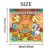 SNUGGLY FRIENDS Bold-easy Patterns Coloring Book for Adults Cute Drawing Book Perfect Gift for Party and Birthday 2