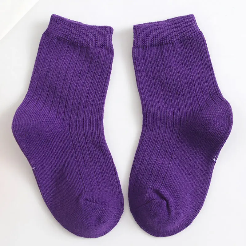 Premium Cotton Soft Children's Long Tube Socks (0-3 Years)