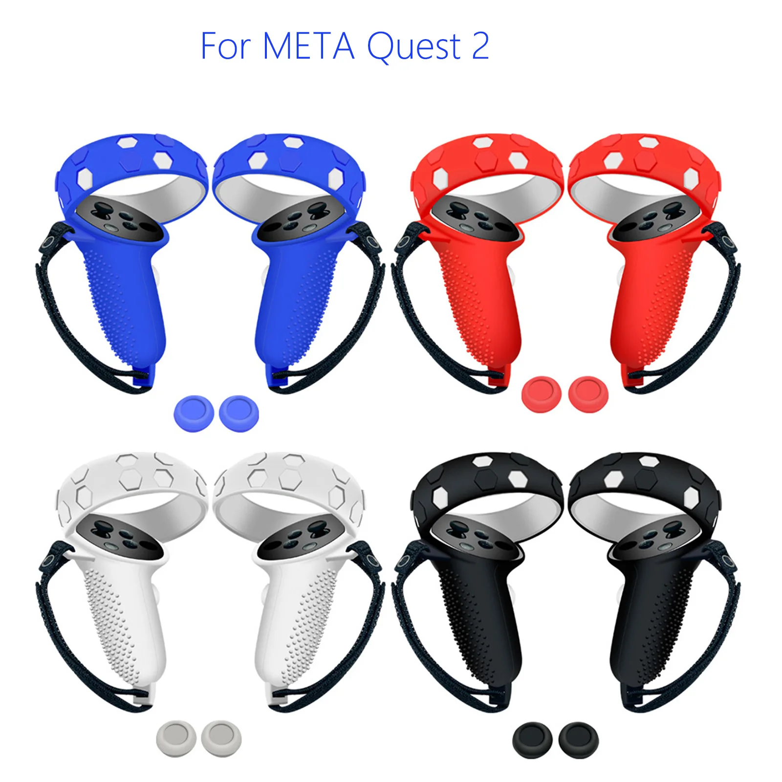 

Silicone Controller Cover for Oculus Quest 2 Soft Protective Headset Handle
