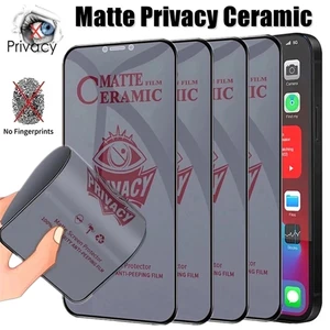1-4 шт. матовая керамическая Защитная пленка для iPhone 14 PRO MAX 7 8 14 Plus, антишпионская пленка для iPhone 11 12 13 15 Pro XS Max