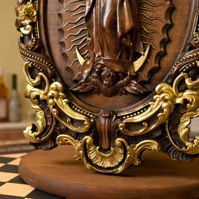 Wooden Virgin Mary Statue 2