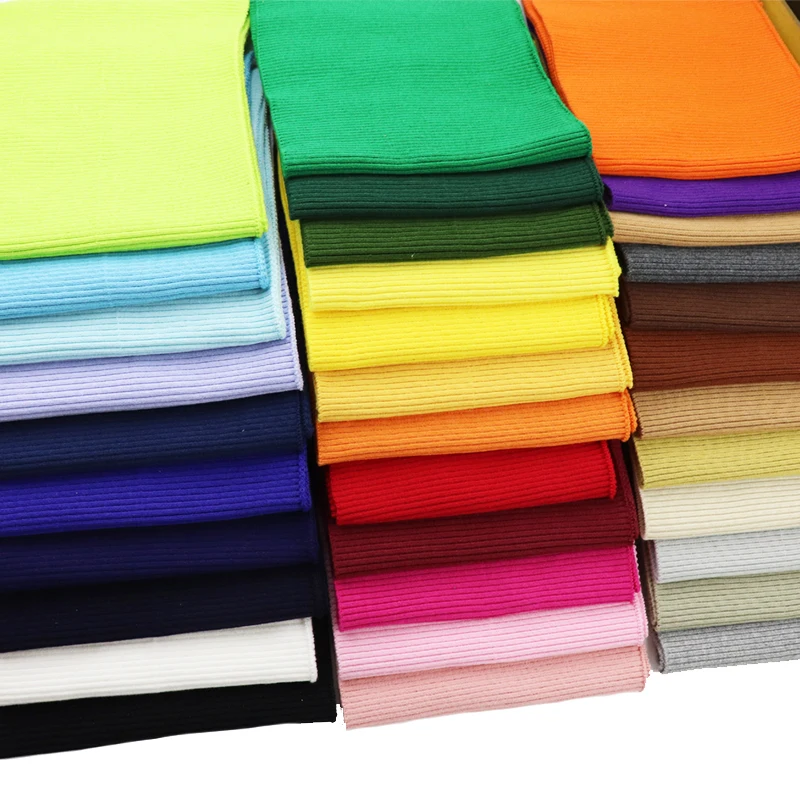 15-80CM-Stretch-Knitted-rib-Cotton-Fabric-Down-Jackets-Neckline-Bottom ...