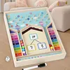 Kids Montessori Math Counting Learning Toys Teaching Tool Number Decompositio Addition Subtraction Kindergarten Educatinal Game 1