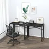 Small Folding Computer Desk 32 inch, Writing Gaming Computer Desk for Small Spaces, No Assembly Required Small Office Desk 6