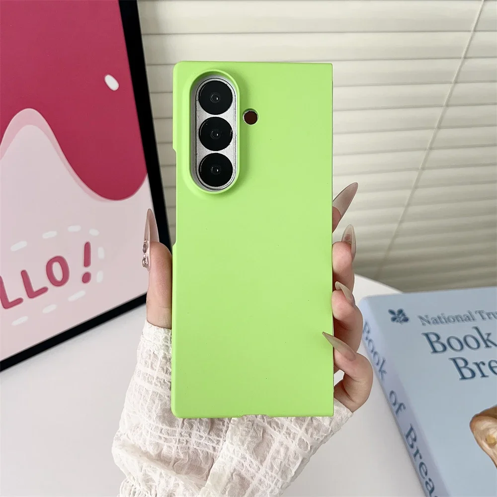 Fashion Ultra Slim Candy Solid Color Shockproof Phone Case – Durable Hard Back Cover
