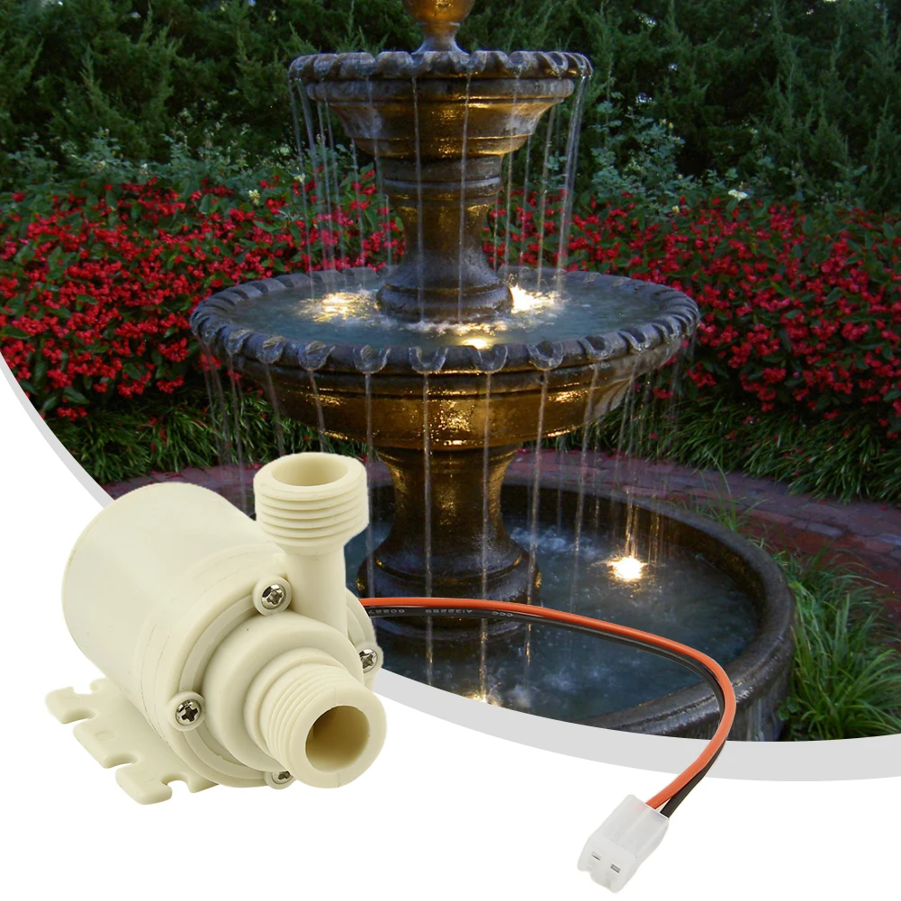 

0 ~ 110℃ Solar Hot Water Circulation Pump Silent Coupler White Hot/Cooling Water Circulation Pump DC Brushless Motor Technology