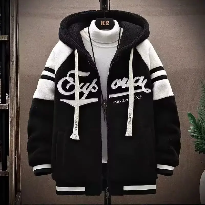 Y019 cashmere coat-Black