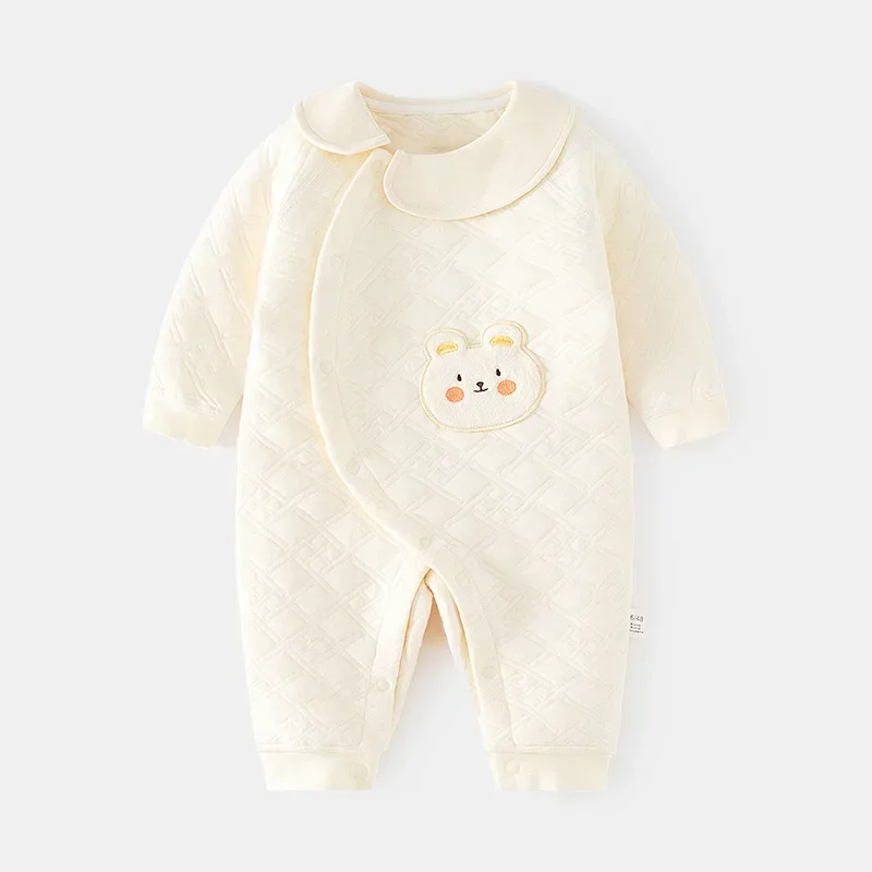 

New Born Bodysuits Baby Girl Clothes Sets Bunny Bear Pattern Cotton Pajamas Newborn Baby Boy Girls Clothes Bebes 3 To 24 Moths