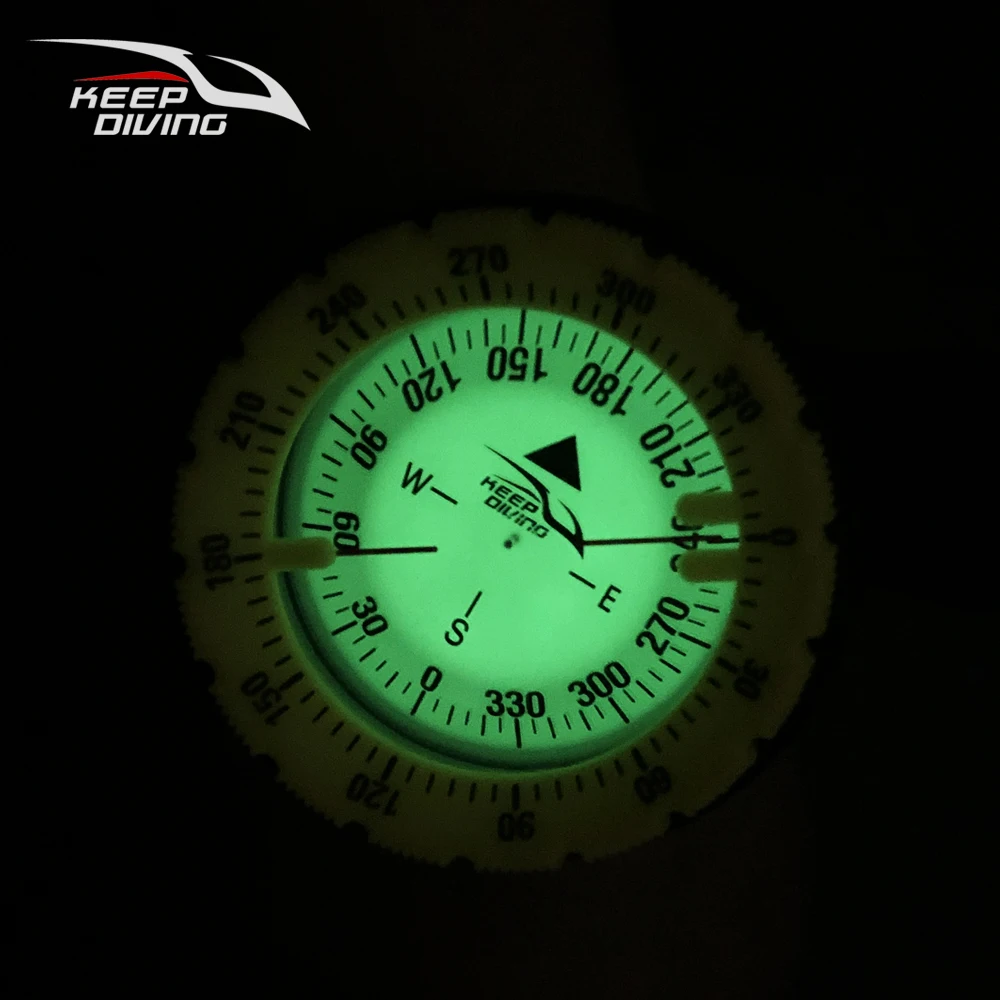 Mini Wristwatch Design Compass lightweight portable waterproof plastic for swimming diving water sports accessory 1Pcs
