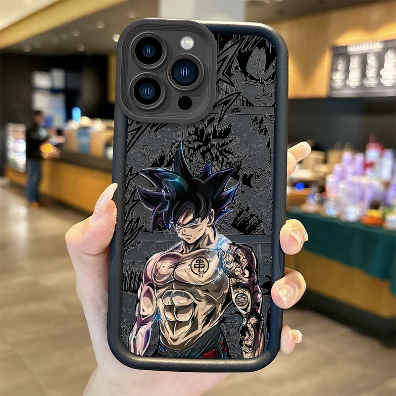 thumbnail image 1 of Funda de teléfono de Anime de bolas de dragón D para iPhone, funda de silicona a prueba de golpes para iPhone 16, 15, 14, 13, 12, 11 Pro Max, 16, 15, 14, 8, 7 Plus, X, XS Max, 8, 7 FE, 1 of 5