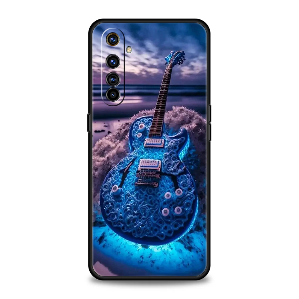 Guitar Music Art Shockproof Silicone Phone Case
