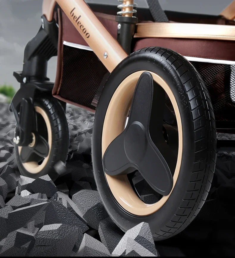 Baby Stroller 3 in 1 With Car Seat High Landscape Stroller Luxury Infant Set Newborn Baby Car Seat Trolley Pushchair baby stroller