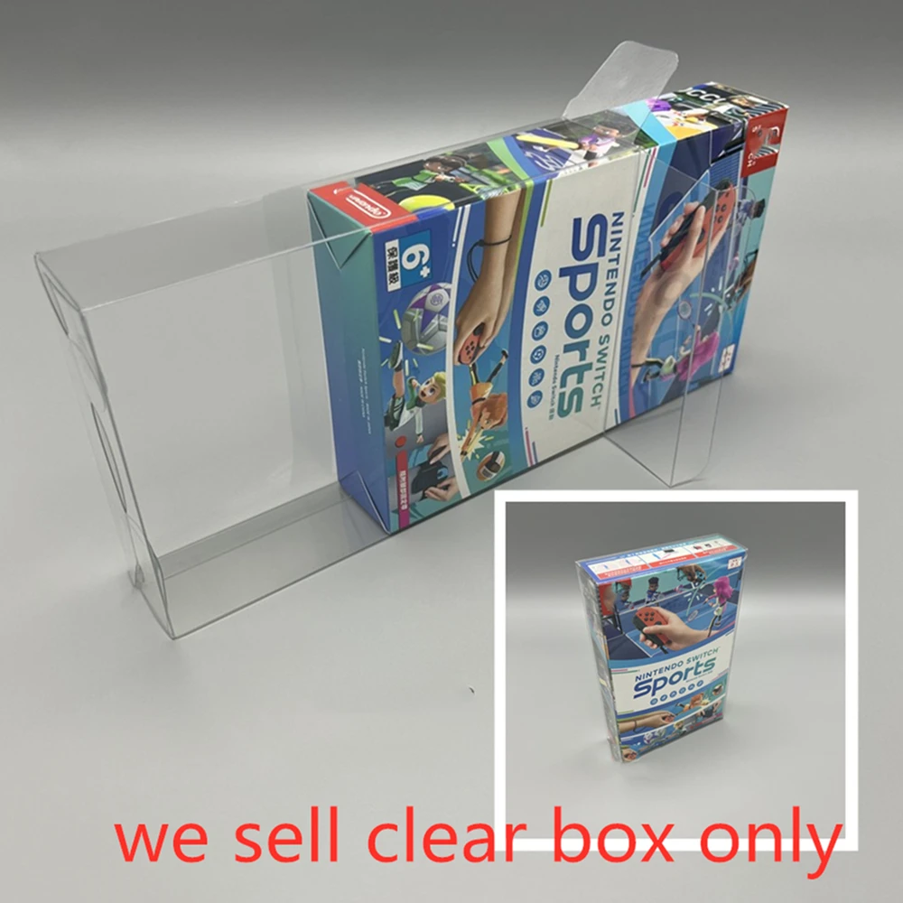 Pet Box Protector Per Nintendo Switch Sports Scatole Di Raccolta Trasparenti Per Ns Shell Clear Display Case