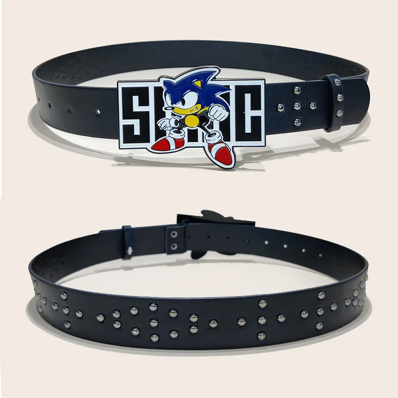 Übertrieben INS Harajuku Y2K Tausend Nächte Schwarz Speed Boy Gürtel Abgeschnitten Verzierte Dekoration Gürtel Street Style Für Männer Frauen Chi – Detail 6
