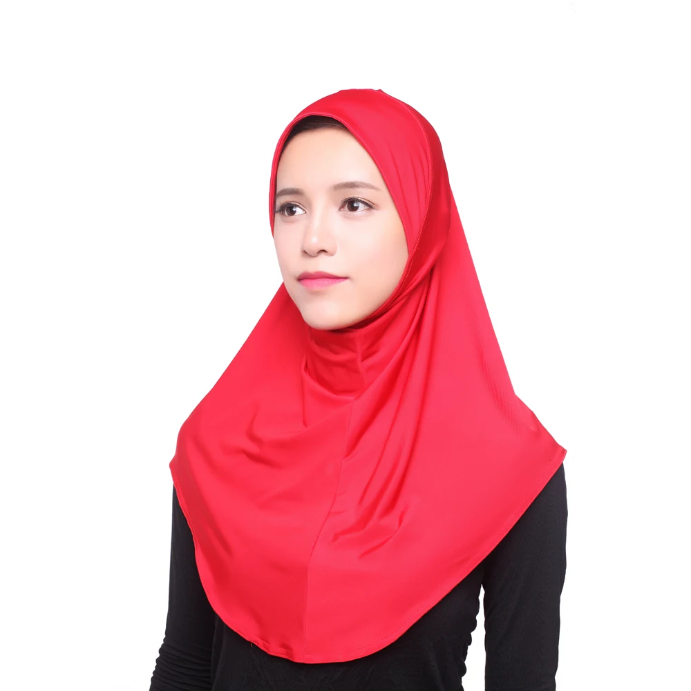 Cappello Hijab Donna Amira In Poliestere – Turbante Sottoscarpa Un Pezzo (Vari Colori)