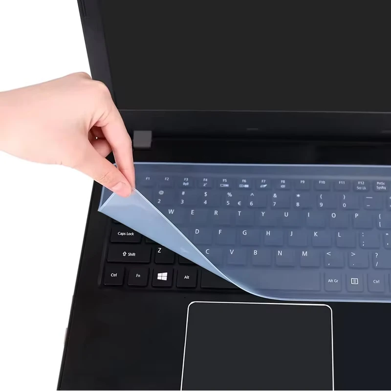 Universal Silicone Keyboard Protector Cover - Waterproof & Dustproof, Fits 13-17 Laptops