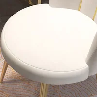 Fauteuil de Styliste Nordique avec Dossier, 1 Pièce, à la Mode, Salon, Essentiels Ménagers 4
