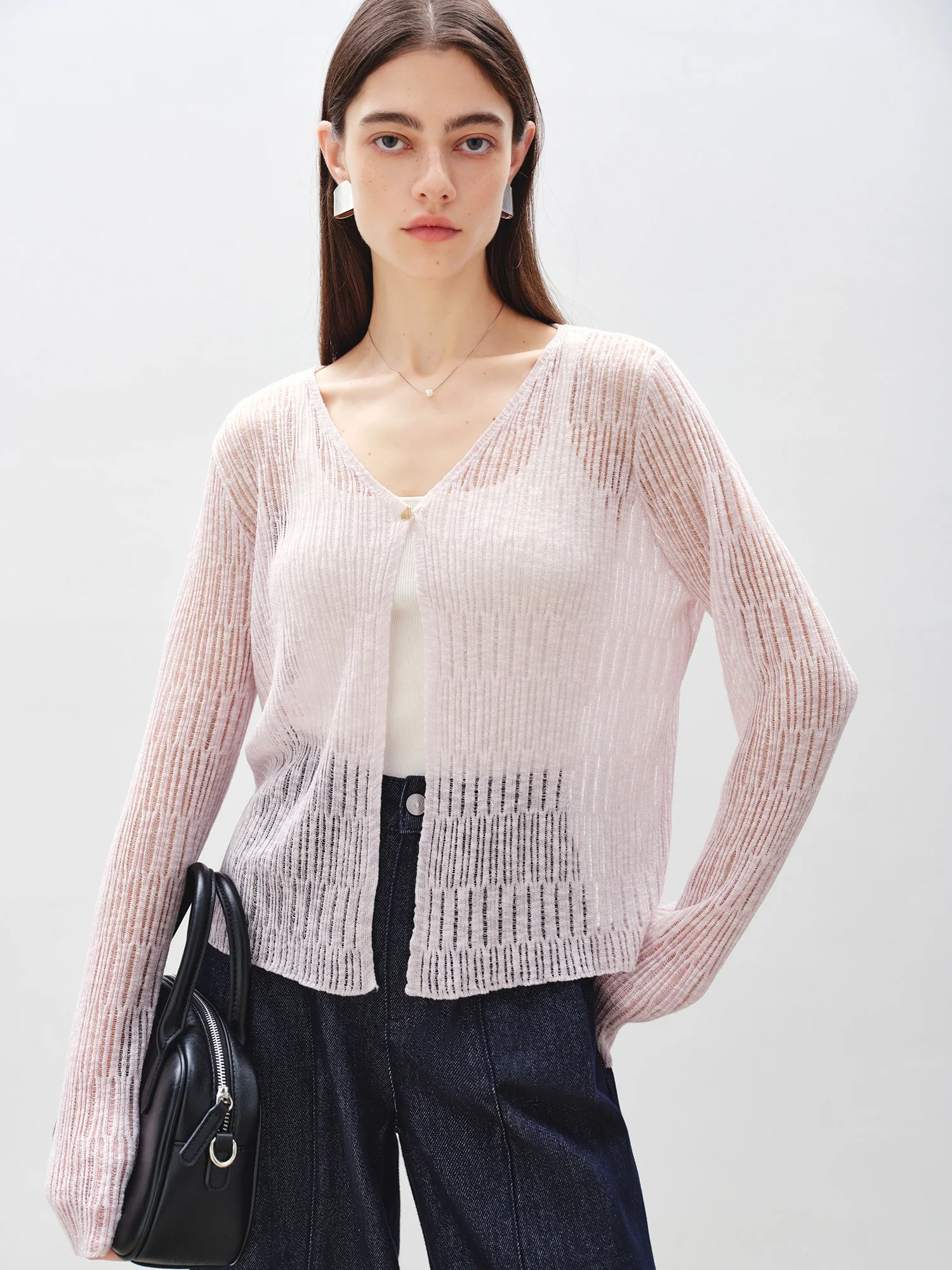ZIQIAO Women Short Hoodies 2024 Winter Blue Thicken Female Sweatshirt Tops 86.7% Cotton Warm Women Pullover Top 24ZQ94374 main image 1