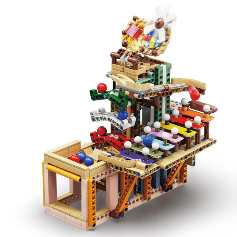 Idea Tecnica Costruzione Musica Blocco Elettrico Rolling Ball Melody Piano Brick Steam Giocattoli Educativi Per Regali Per Bambini